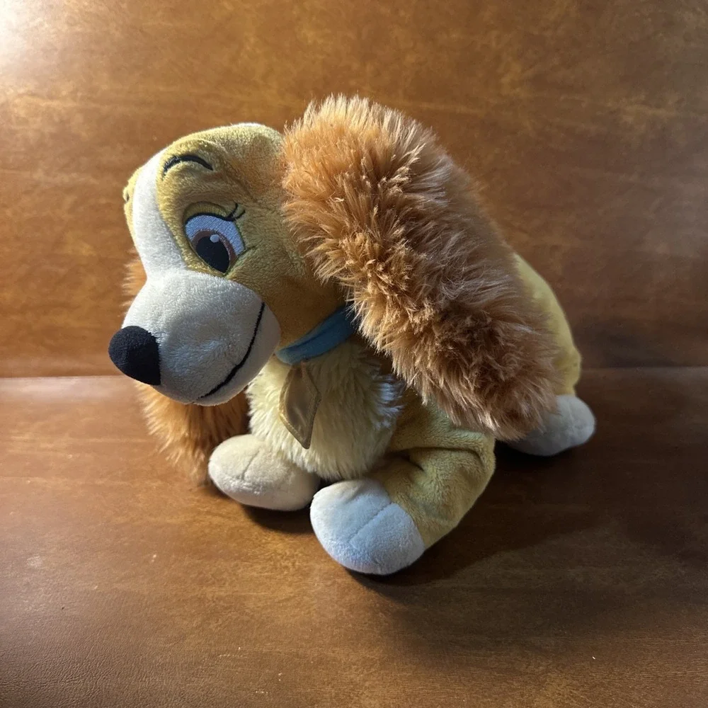 Disney Store Lady And The Tramp Plush Toy Stuffed Animal Original Collection 12